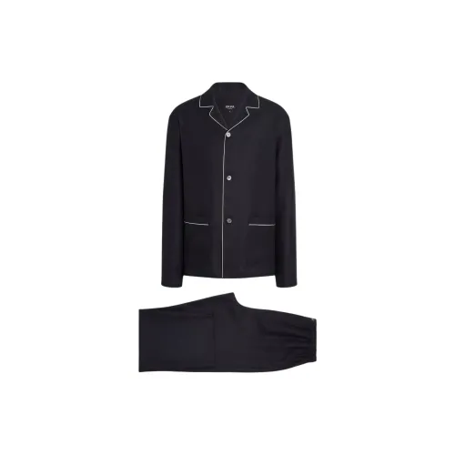 Ermenegildo Zegna Темно-синий Синий Мужской Пижамные Комплекты