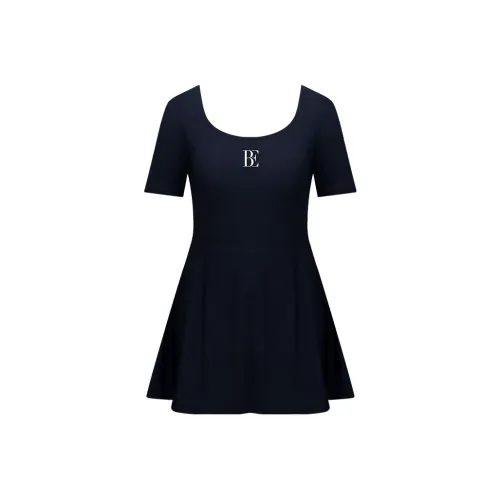 BALNEAIRE Маленькое черное платье Платья и юбки для плавания Женские