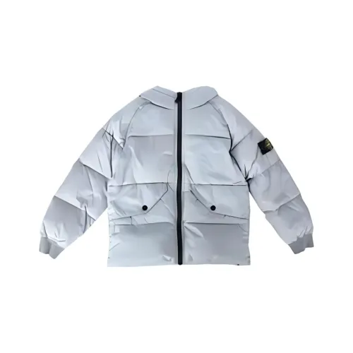 STONE ISLAND Пуховик Светло-Синий Детский