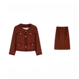 Красный, длинный, юбка, одежда, наборы