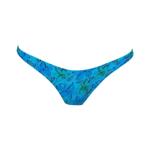 PRINCESS POLLY SADLEY HIGH Cut SHINE Бикини Bottoms Плавки Женские Цвет Голубой Цветок Голубой Цветок