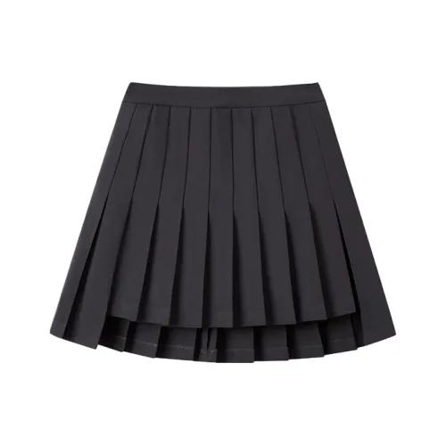 SPAO Повседневные короткие юбки женские темно-серый