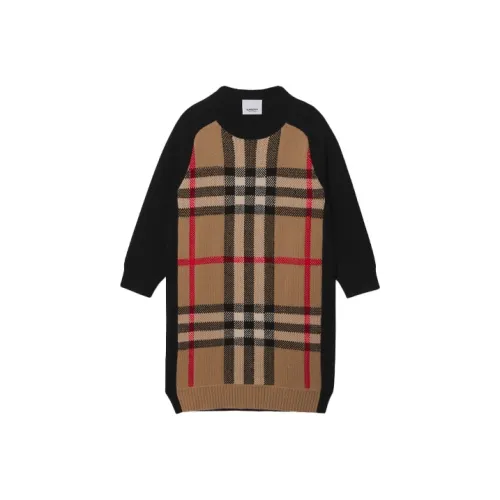 Платье Burberry Архив Бежевый Детский