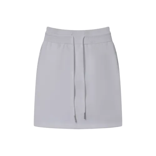 Wen Shan Повседневные короткие юбки Женские Экрю