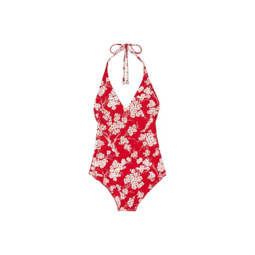 Loro Piana SS24 Ван-Пис Купальник Женские Танго Красный