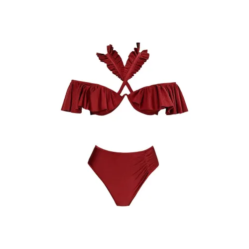 Victoria's Secret BFYNE Remi Swim Low Wine Swim Women's Red Виктория Секрет BFYNE Remi Swim Низ Вино Плавательные Шорты Женские Красный