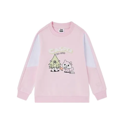 QIAODAN Свитшот Лепесток Фиолетовый Детский