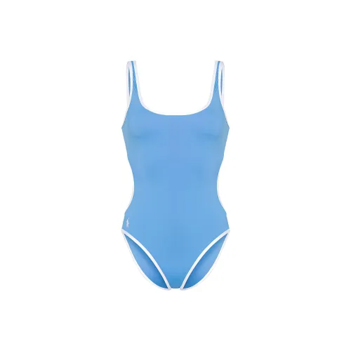 Polo Ralph Lauren SS24 One-piece Swimsuit Women's Blue Поло Ральф Лорен SS24 Одиночный купальник женский синий