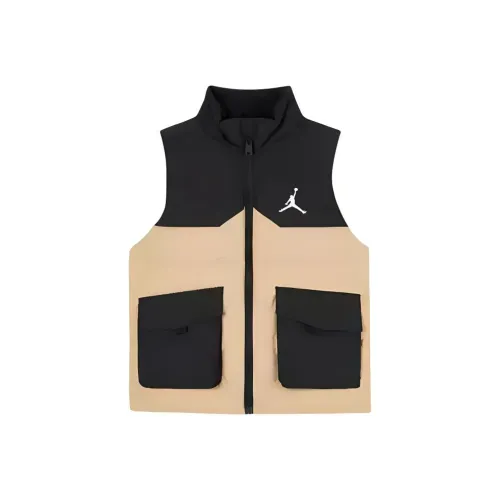 Джордан Пуховый жилет Черный Хаки Подростки