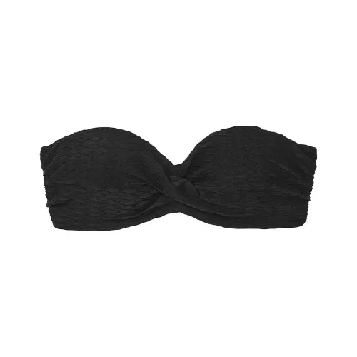 Victoria's Secret Розовый Mix Match Twist PUSH Up Бандо Топ B Бикини Женские Черный