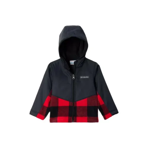 Columbia STEENS Куртки Пальто Гора Красная клетка Дети Возраст 3-7 лет