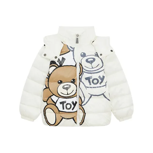 MOSCHINO Белый Детский сад Утеплённые куртки