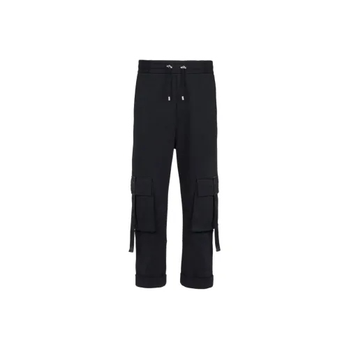 BALMAIN Мужские карго-брюки черного цвета