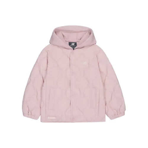 New Balance совместный пуховик NB розовый детский