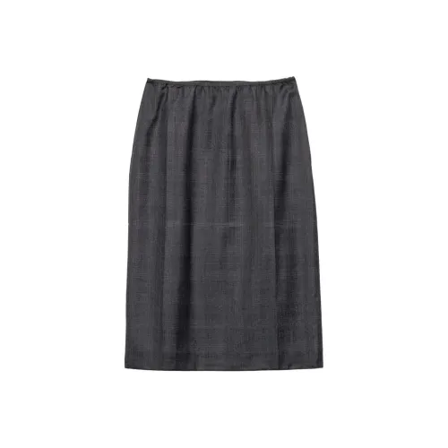 PRADA SS25 Повседневные короткие юбки Женские Серый