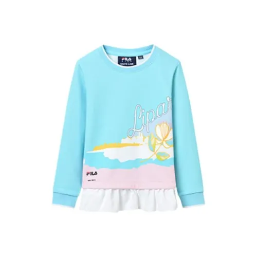 FILA KIDS Толстовка Donna Павлиний зеленый для детей 3-7 лет