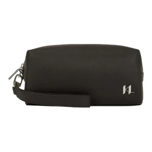 KARL LAGERFELD Кожа Путешествие Хранение Сумка Мужская Черная