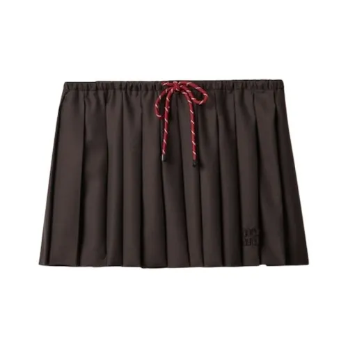 MIU MIU Повседневные короткие юбки Женские Ebony