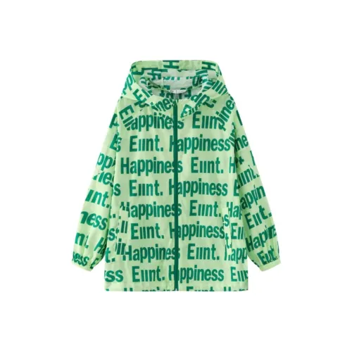 E.I Куртка Подростки Желтый Зеленый Темно-зеленый