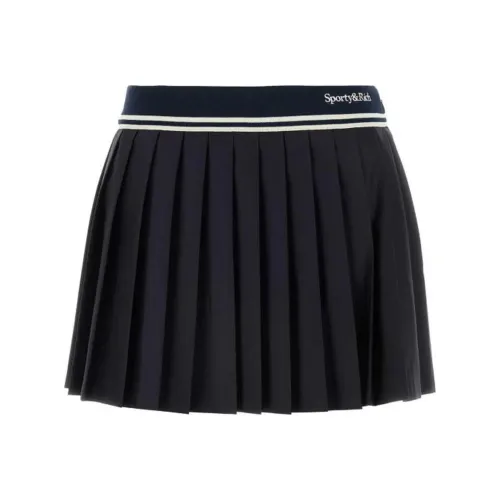 SPORTY RICH Повседневные короткие юбки Женские Синий