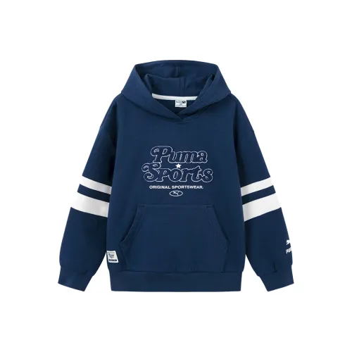 PUMA Свитшот Sportstyle Collection Graphic Свитшот B Синий Темно-синий деним Детский