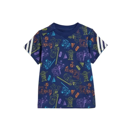 Adidas T-рубашка STAR WARS Collaboration Детская одежда Young Jedi Tee Синий для младенцев и малышей
