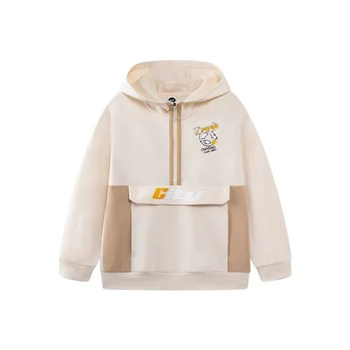 361°KIDS Толстовка SS25 Отбеленный Белый Краска Подростки