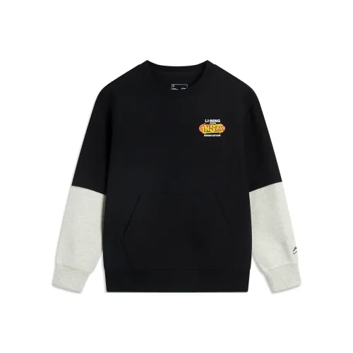 LINING YOUNG Толстовка Черный Радужный Серый