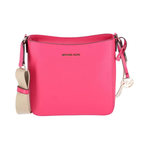 MICHAEL KORS Jet Set Travel ПВХ Сумка через плечо Маленькая Женская Розовая