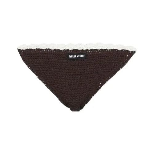 MIU MIU SS23 Бикини Женские Черный