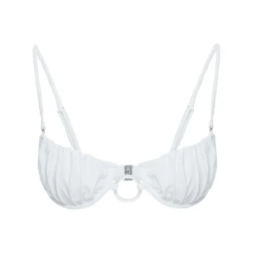 PRINCESS POLLY Miki UNDERWIRE Кольцо Бикини Топ Бикини Женская Белый Белый