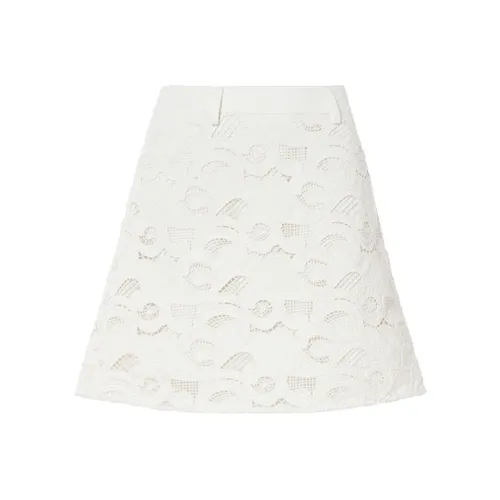 BESIONIA SS25 Повседневные короткие юбки Женские Белые