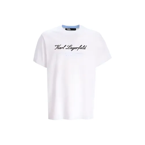 KARL LAGERFELD / Karl Lagerfeld Jeans Белый Мужской T-Рубашки