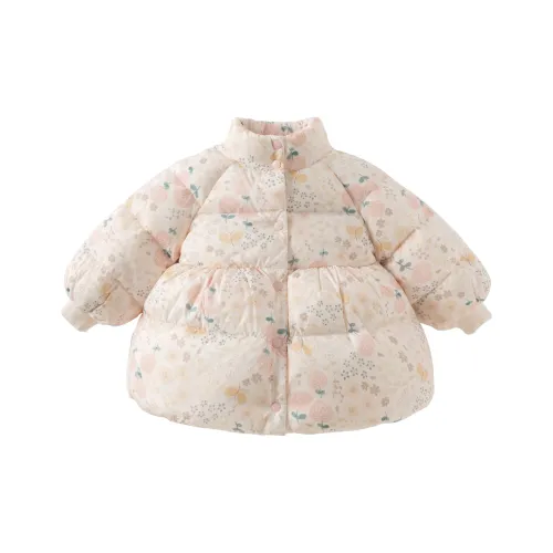 DAVE BELLA Extreme Cold Пуховик Бабочка Принт Стрекозиный Принт Дети Возраст 3-7 Лет