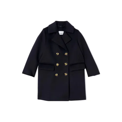 Burberry FW22 MID Длина Нейлон Пальто Осенний Зимний Детский Темно-синий