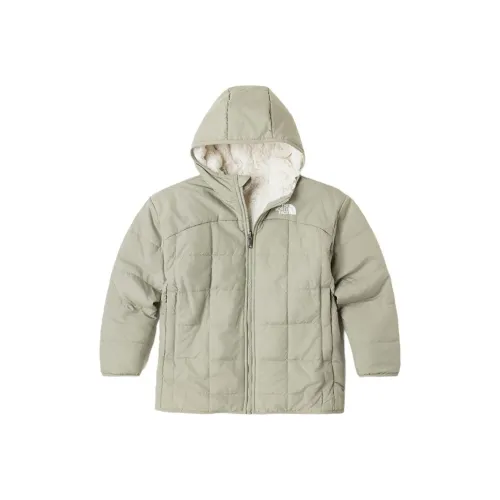 The North Face Хлопковый пуховик Глиняно-серый Подростки