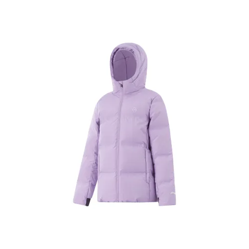 LINING YOUNG Комплексное физическое развитие Пуховик Фиолетовый Подростки