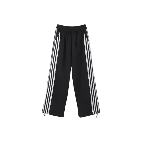 SLEEP AT 11 Черные Женские Повседневные Брюки