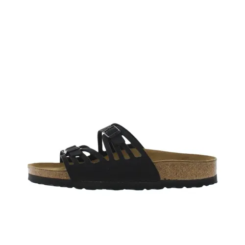 Birkenstock ЭВА Устойчивые к истиранию Слипоны Унисекс Черные Узкие