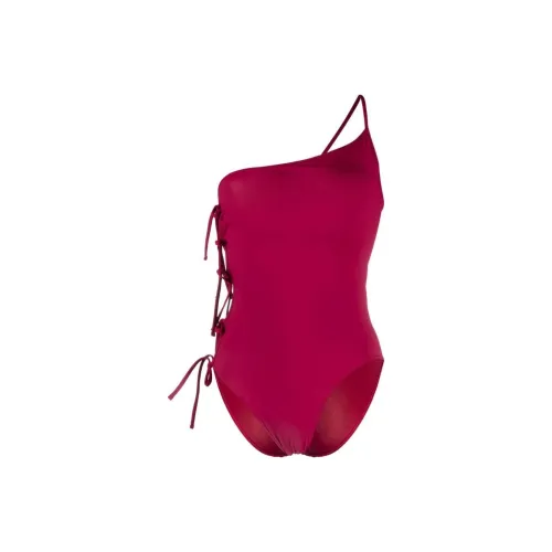RICK OWENS Розово-красный Женские Ван-Пис Купальники