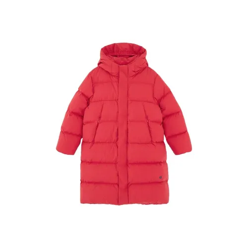 Allblu Год дракона Ограниченная новогодняя красная Kids пуховые куртки