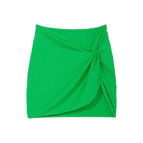 Victoria's Secret Мини Саронг COVER UP Нефритово-зеленый Платья и Юбки для плавания Женские Жадеит Зеленый