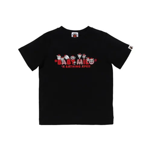 A BATHING APE Christmas Capsule Series Детские футболки