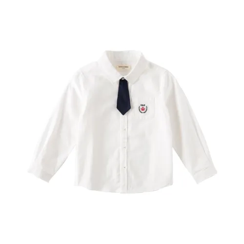 DAVE&BELLA Белые Kids Рубашки