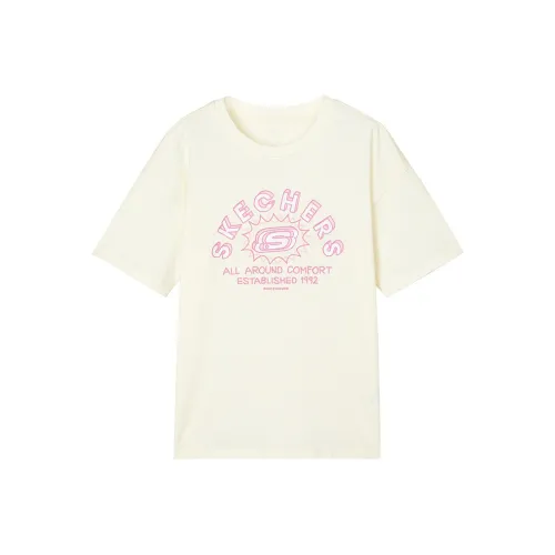 Skechers Зефирный белый/0074 Kids T Рубашки