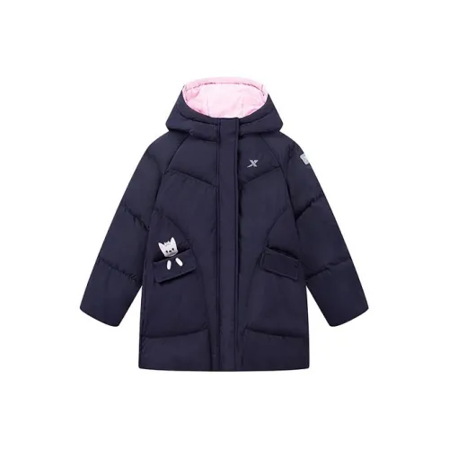 XTEP Детский топ Темный свинцовый синий для детей 3-7 лет