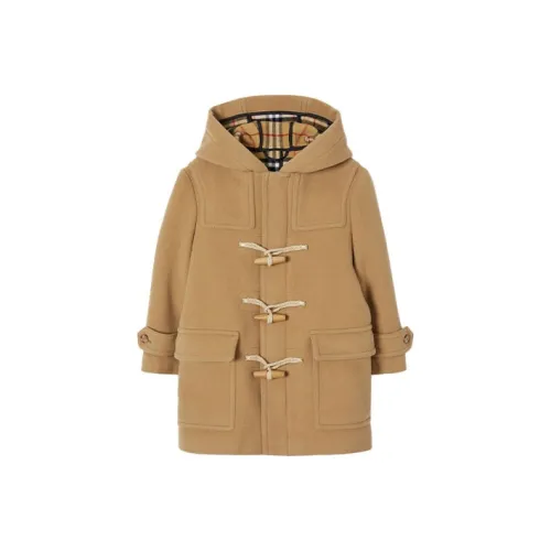 Burberry Однотонный Стандартное издание Нейлон Пальто Весна-осень Детский Хаки