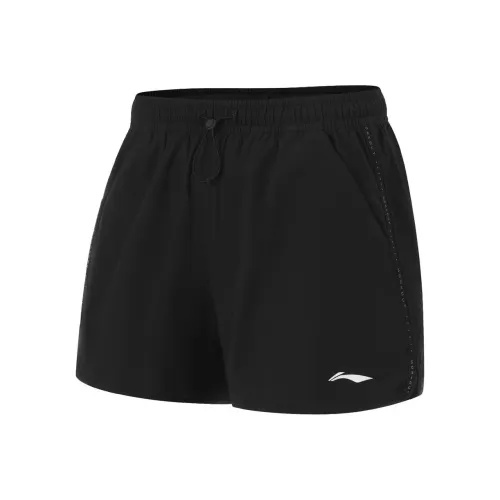 LINING Fitness Series Черные Женские Спортивные Шорты