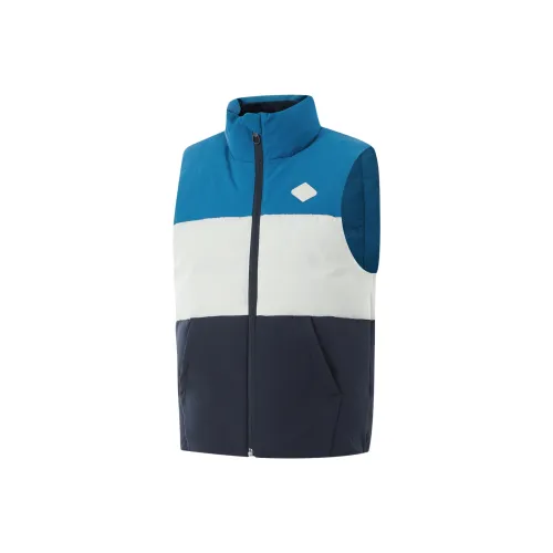 LINING YOUNG Пуховый жилет Sports Life Collection Вода Теневой синий Milky Белый Темный Темно-синий Children Возраст 3-7 лет