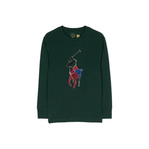 Polo Ralph Lauren Свитшот Темно-зеленый Детский